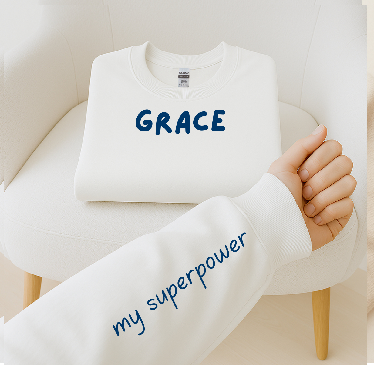 Grace My Superpower Sweatshirt - Adult