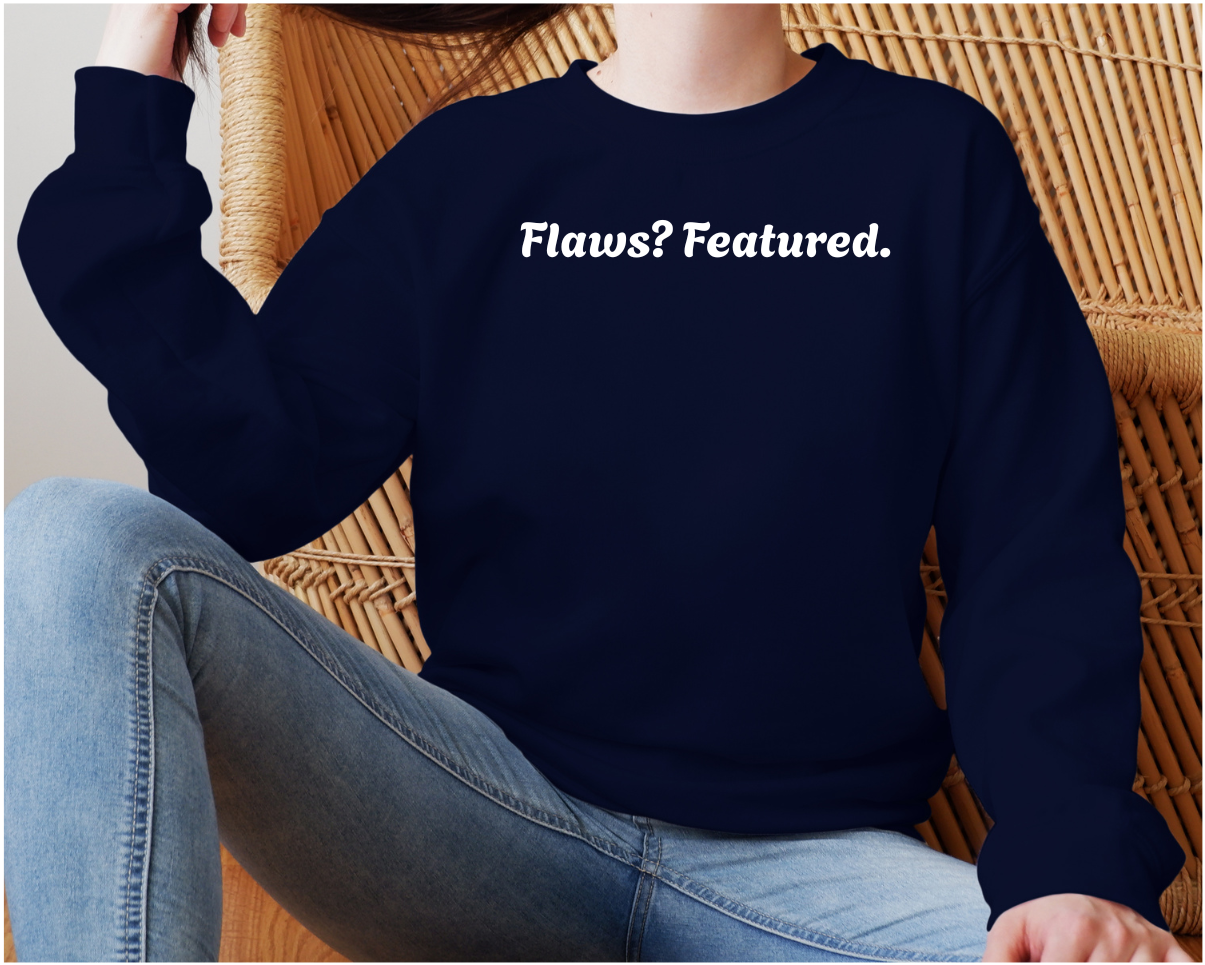 Flaws? Featured Sweatshirt - Adult
