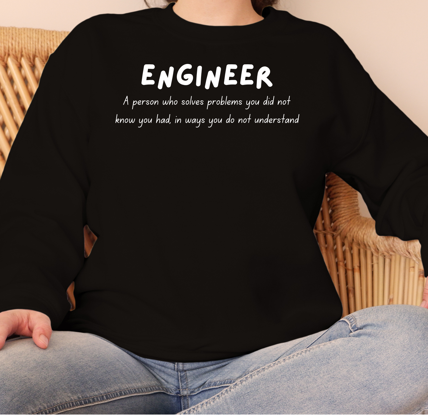 Make Your Own Sweatshirt (Single Color Design) - Adult