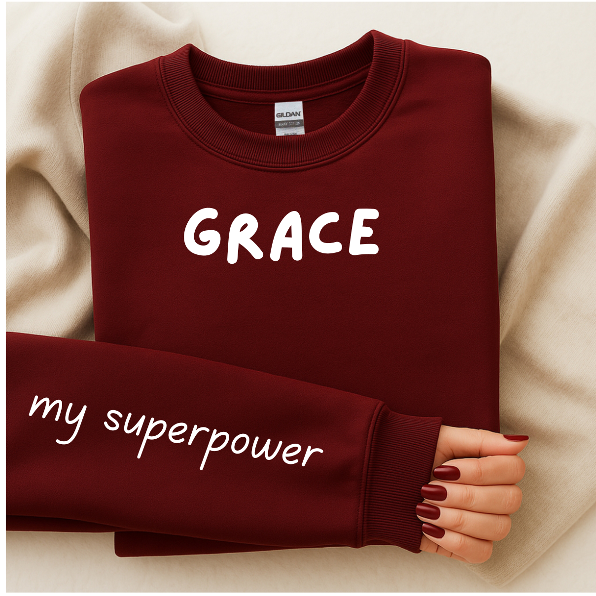Grace My Superpower Sweatshirt - Adult