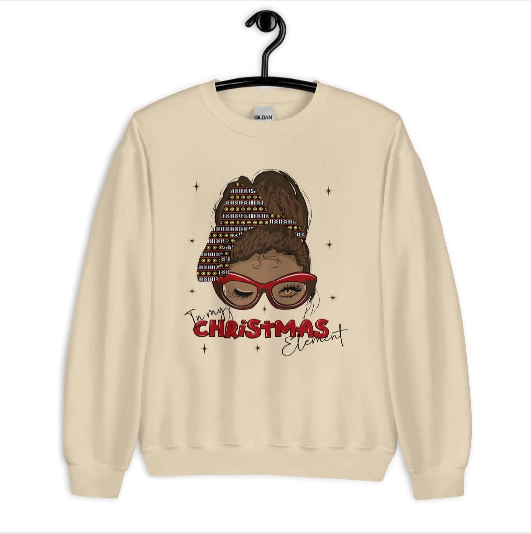 In my Christmas Element Sweatshirt - Adult