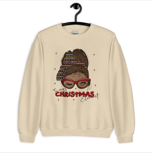 In my Christmas Element Sweatshirt - Adult
