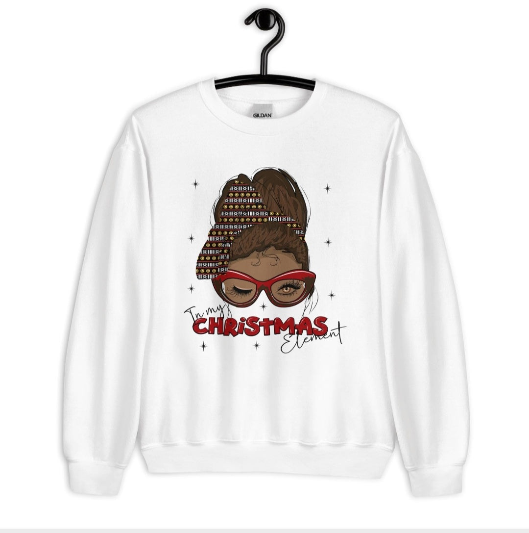 In my Christmas Element Sweatshirt - Adult