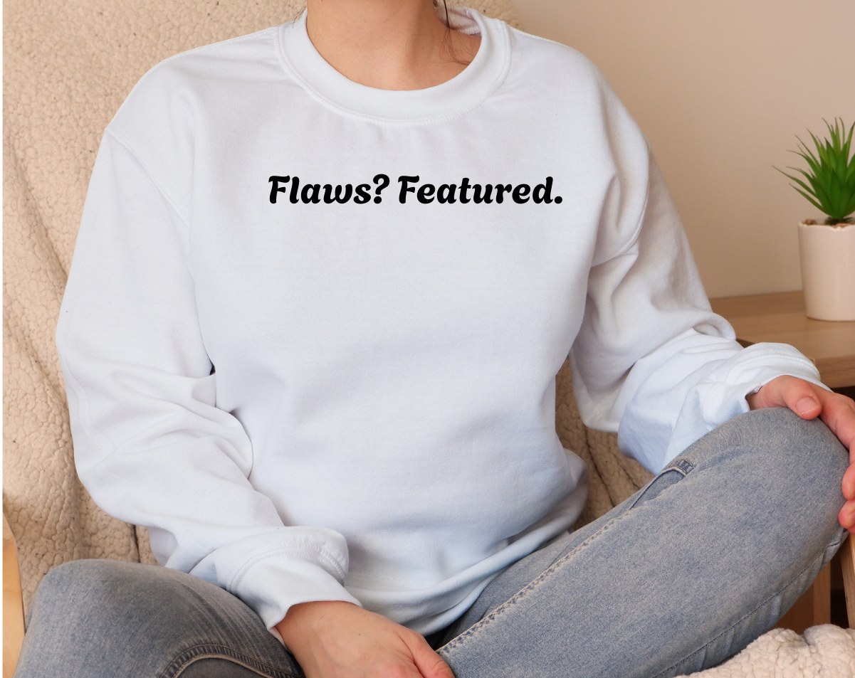 Flaws? Featured Sweatshirt - Adult